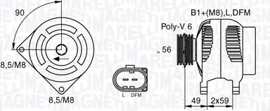 ALTERNADOR NUEVOVAG / FORD