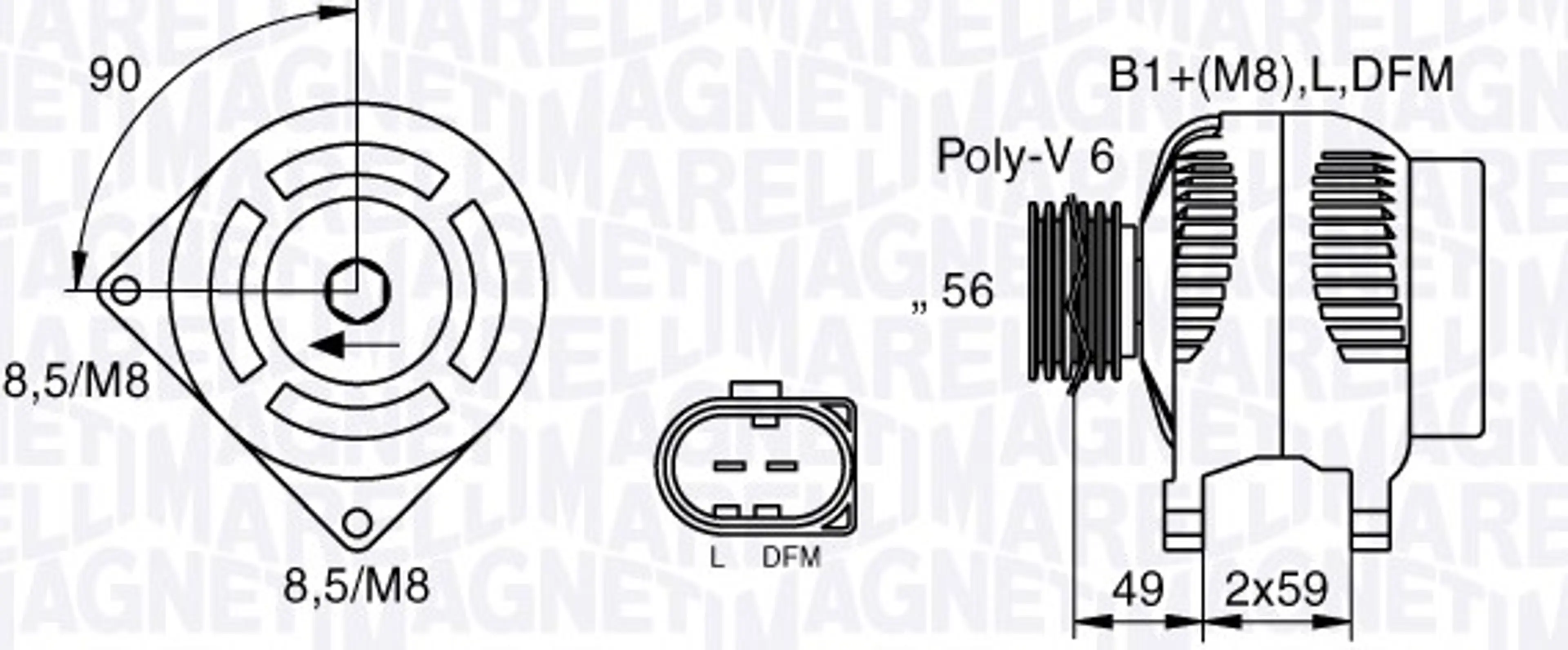 ALTERNADOR NUEVOVAG / FORD