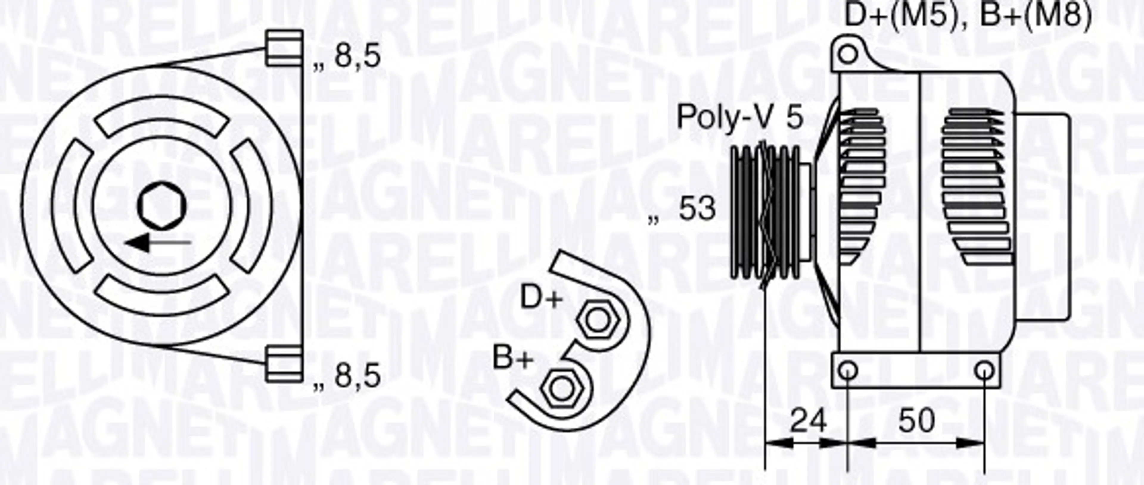 ALTERNADOR NUEVOIDEA/PANDAII/PUNTOI