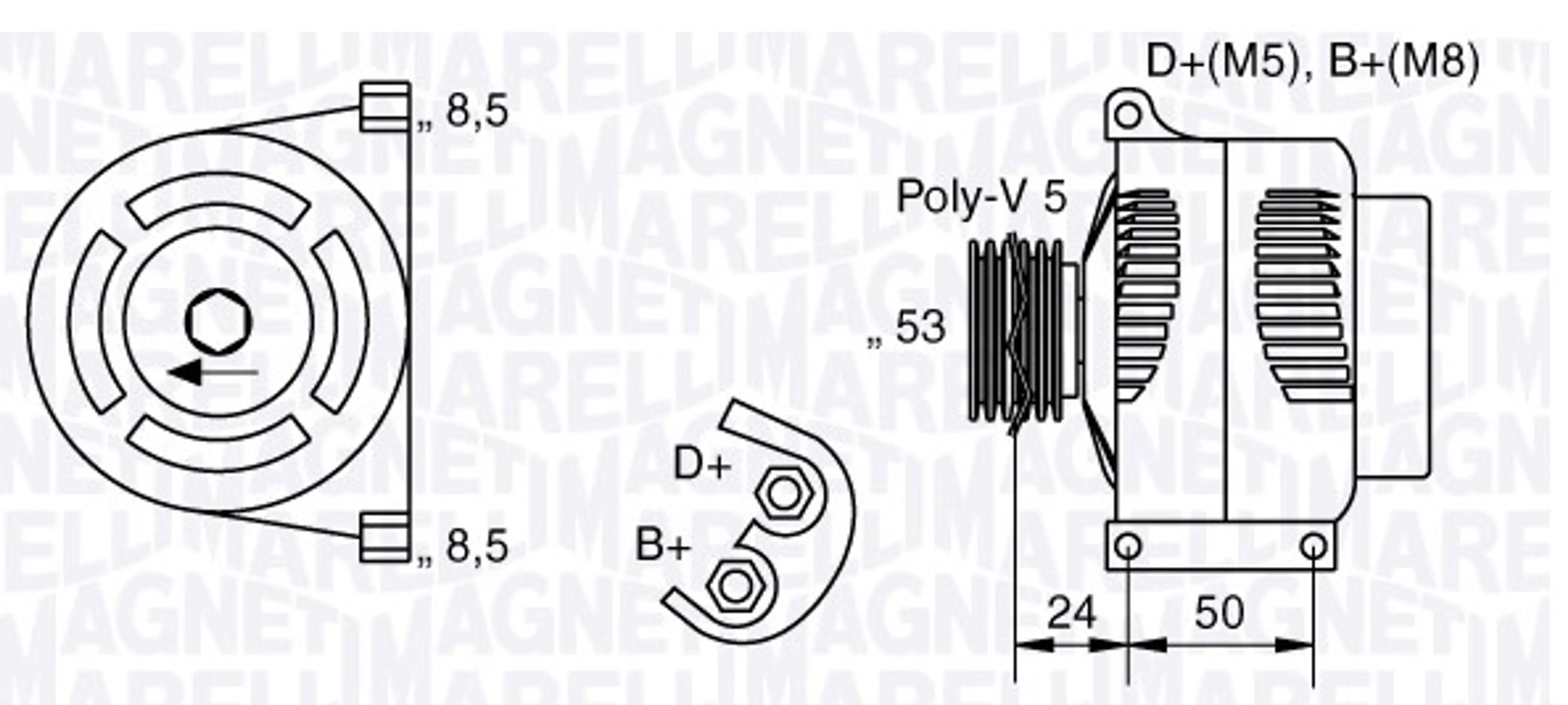 ALTERNADOR NUEVOIDEA 1,2/1,4