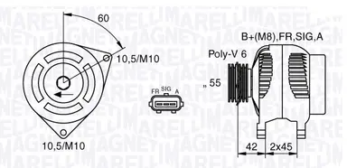 ALTERNADOR NUEVOFORD FOCUS/C-MAX/FI