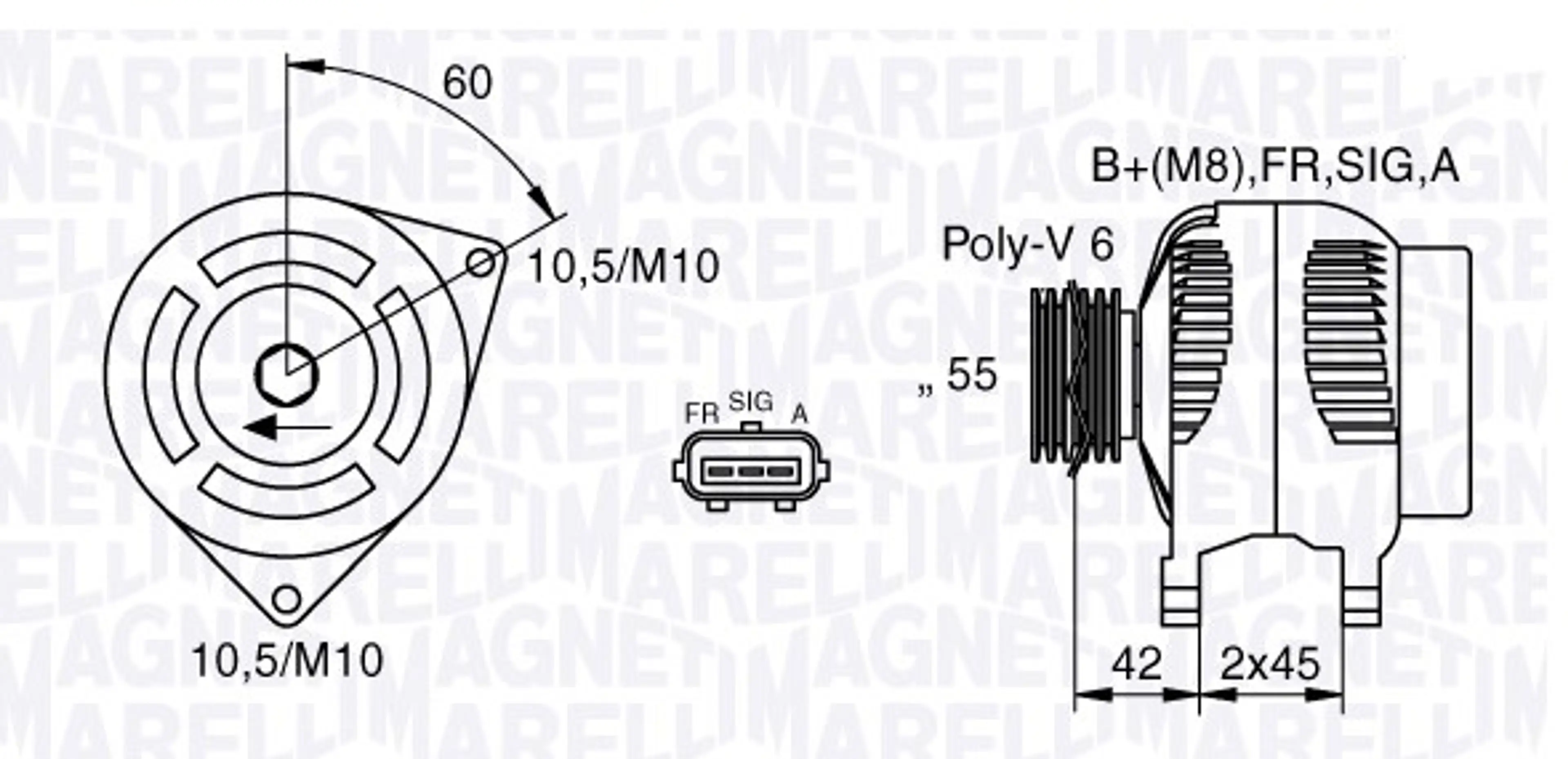 ALTERNADOR NUEVOFORD FOCUS/C-MAX/FI