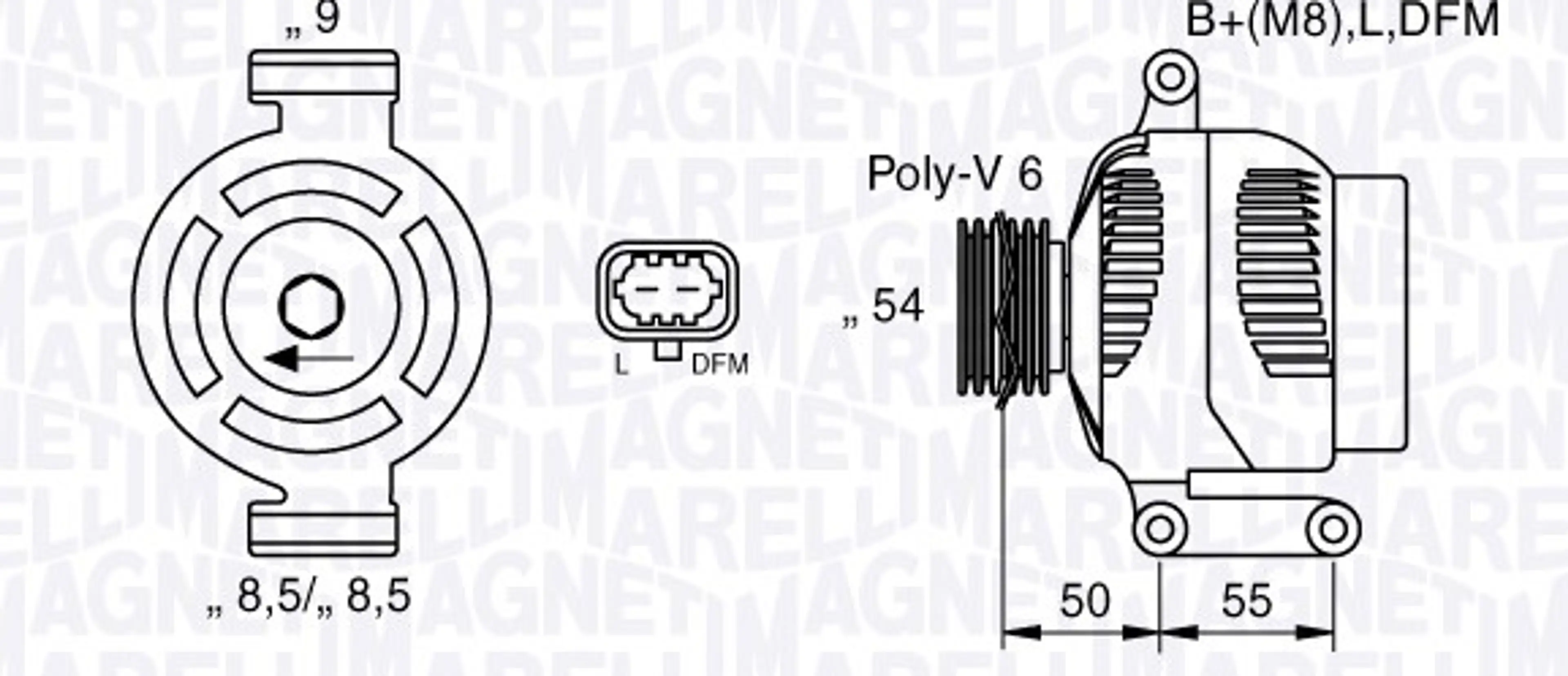 ALTERNADOR OPEL CORSA/MERIVA/ASTRA