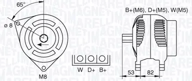 ALTERNADOR NUEVOTRACTOR PERKINS