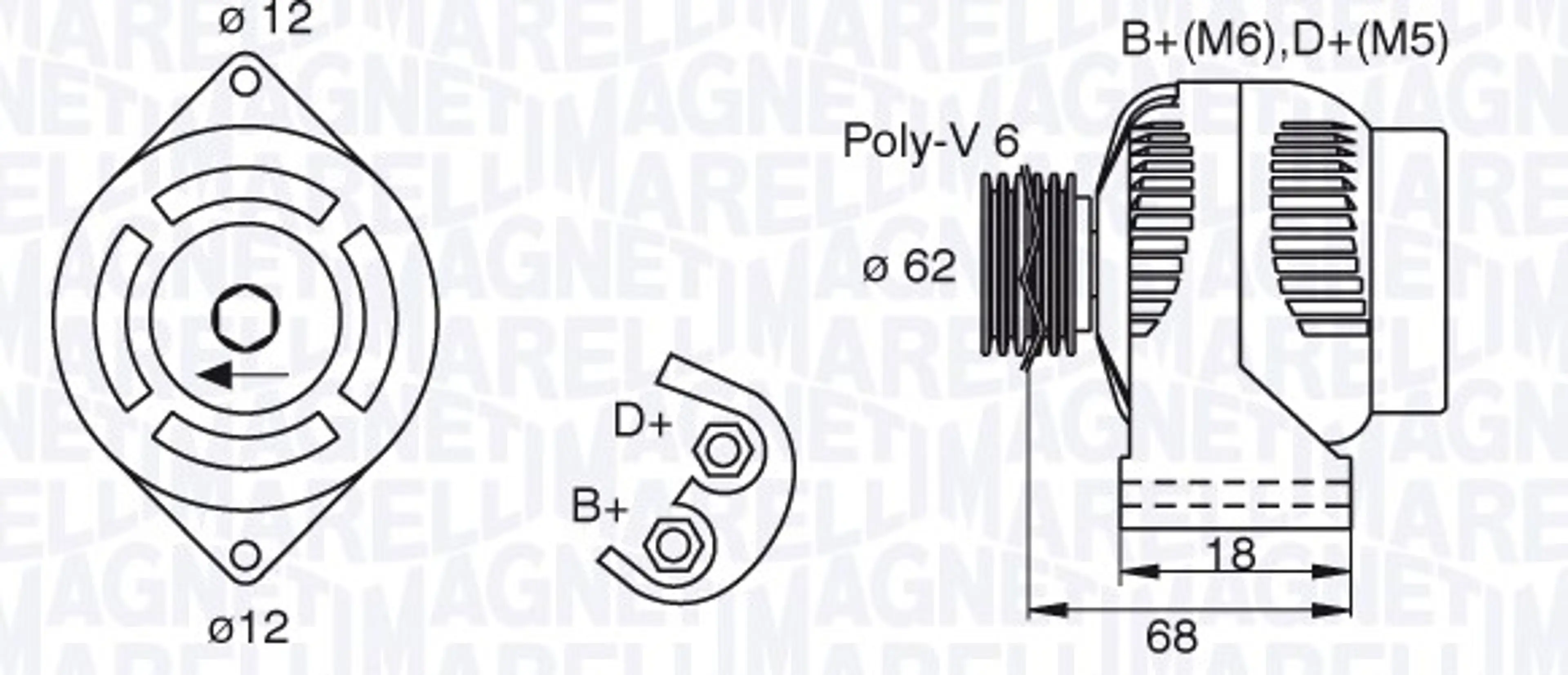 ALTERNADOR NUEVOVECTRA C 1,9 JTD