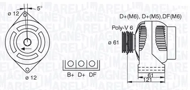 ALTERNADOR NUEVOASTRA/VECTRA 1,9 JT