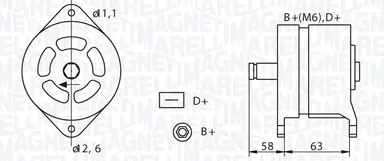 ALTERNADOR FIAT AGRI V.MODELOS