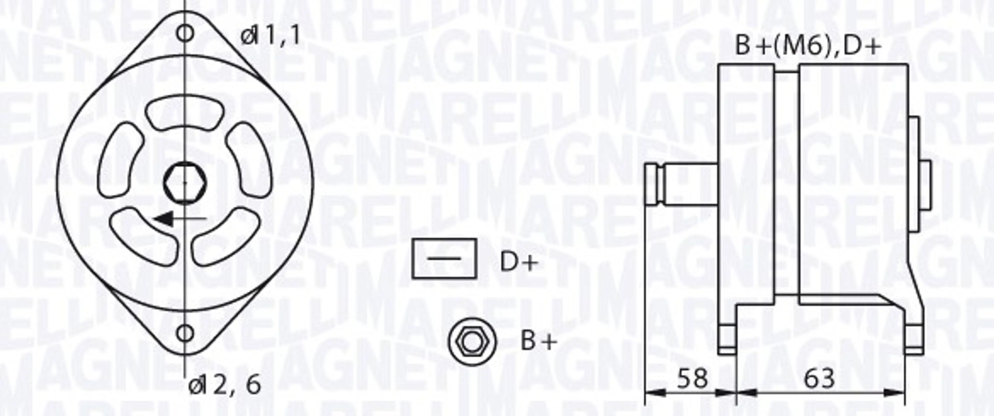 ALTERNADOR FIAT AGRI V.MODELOS