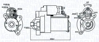 MOTOR DE ARRANQUE EQUAL A/MQS002CIT