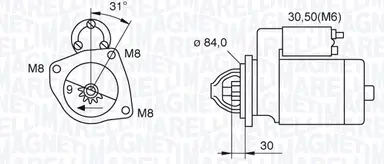 MOTOR DE ARRANQUE NUEVOIVECO  DAILY