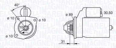MOTOR DE ARRANQUE NUEVOMASSEY FERGU