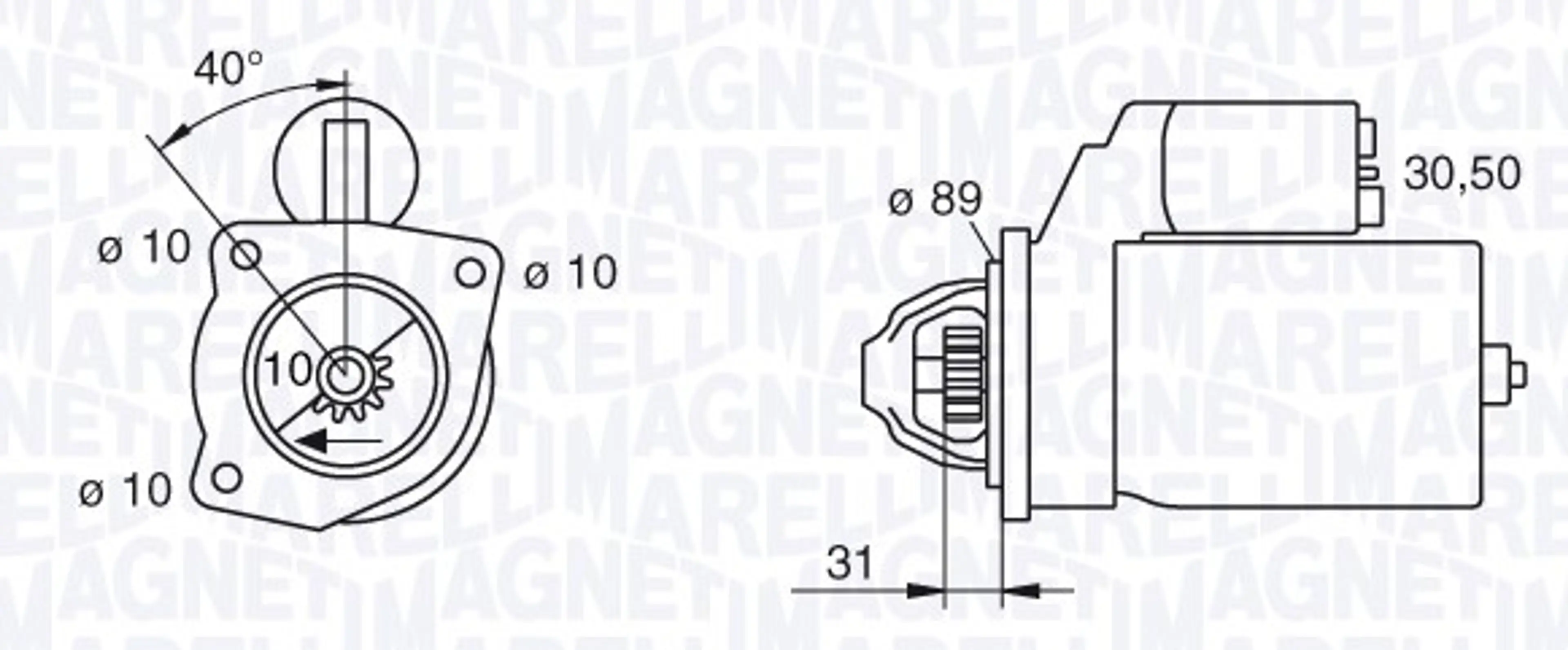 MOTOR DE ARRANQUE NUEVOMASSEY FERGU