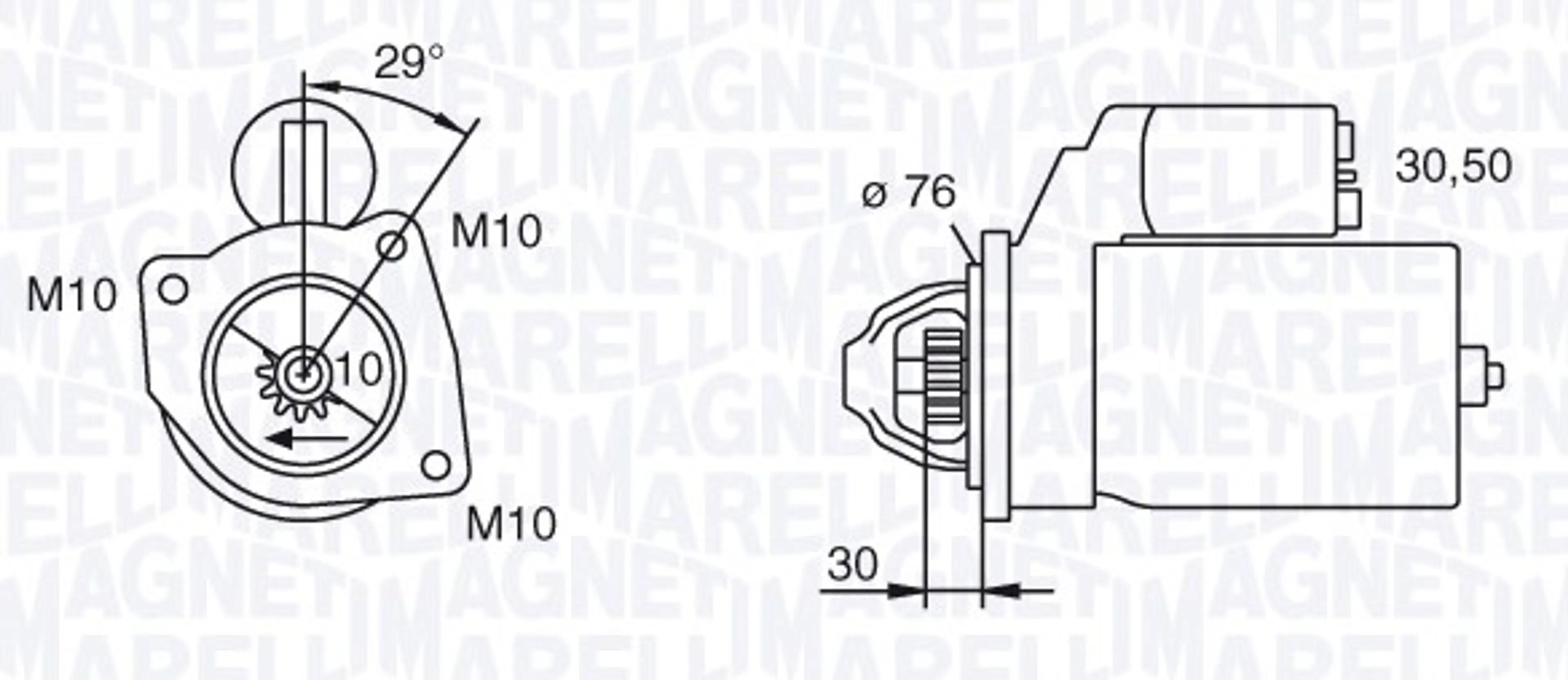 MOTOR DE ARRANQUE NUEVOFOCUS 1.4/1.