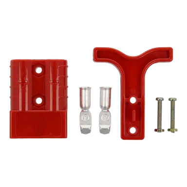 CONECTOR ASA HERMAF.50A ROJO