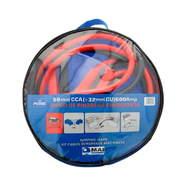 JUEGO CABLES DE EMERGENCIA 600A 5M