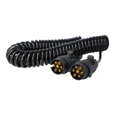 CABLE ESPIRAL 7P 12V 3,5MTS