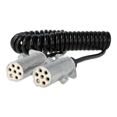 CABLE ESPIRAL T-S 7P 24V 4 M 40 MM