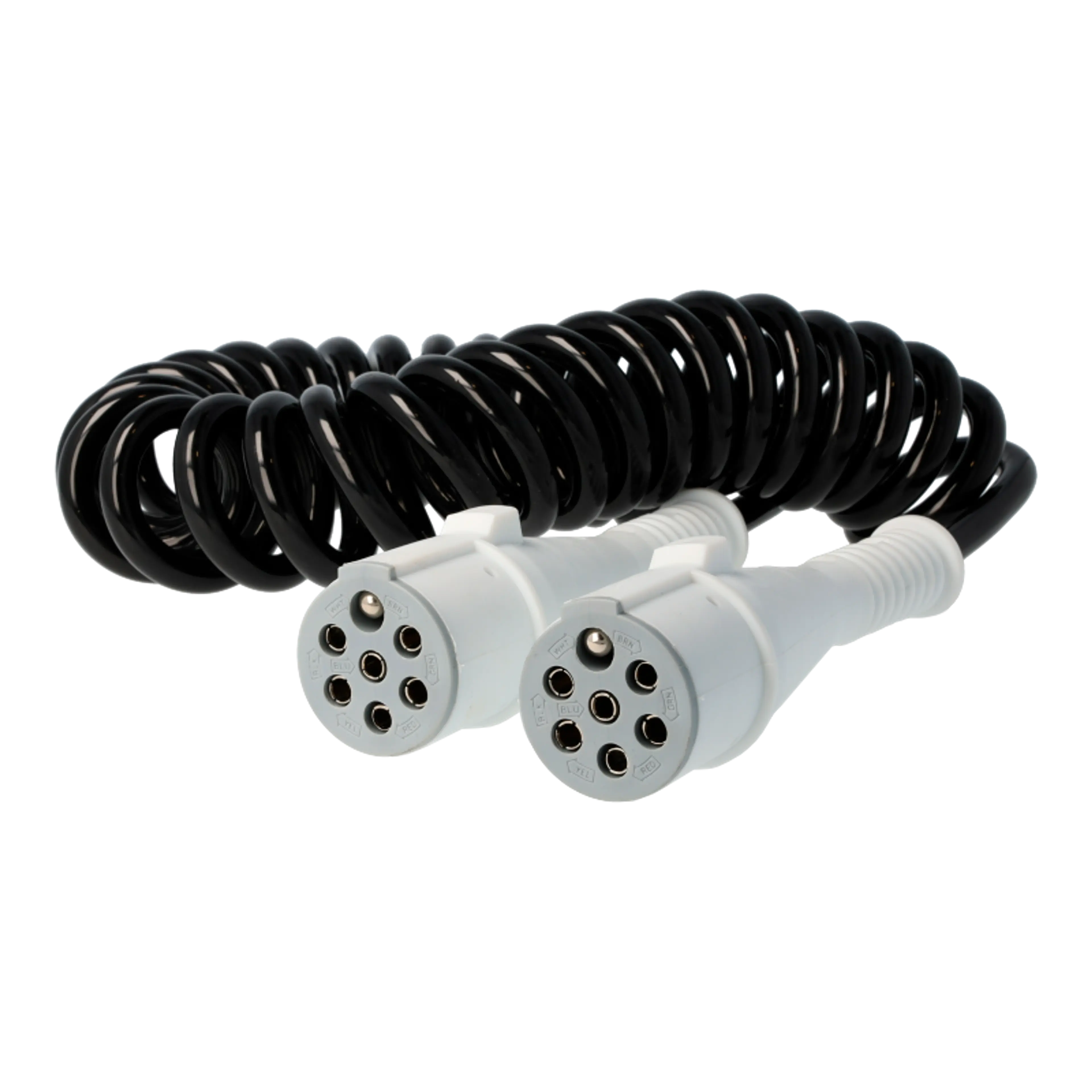 CABLE ESPIRAL T-S 7P 24V 4 M 40 MM.