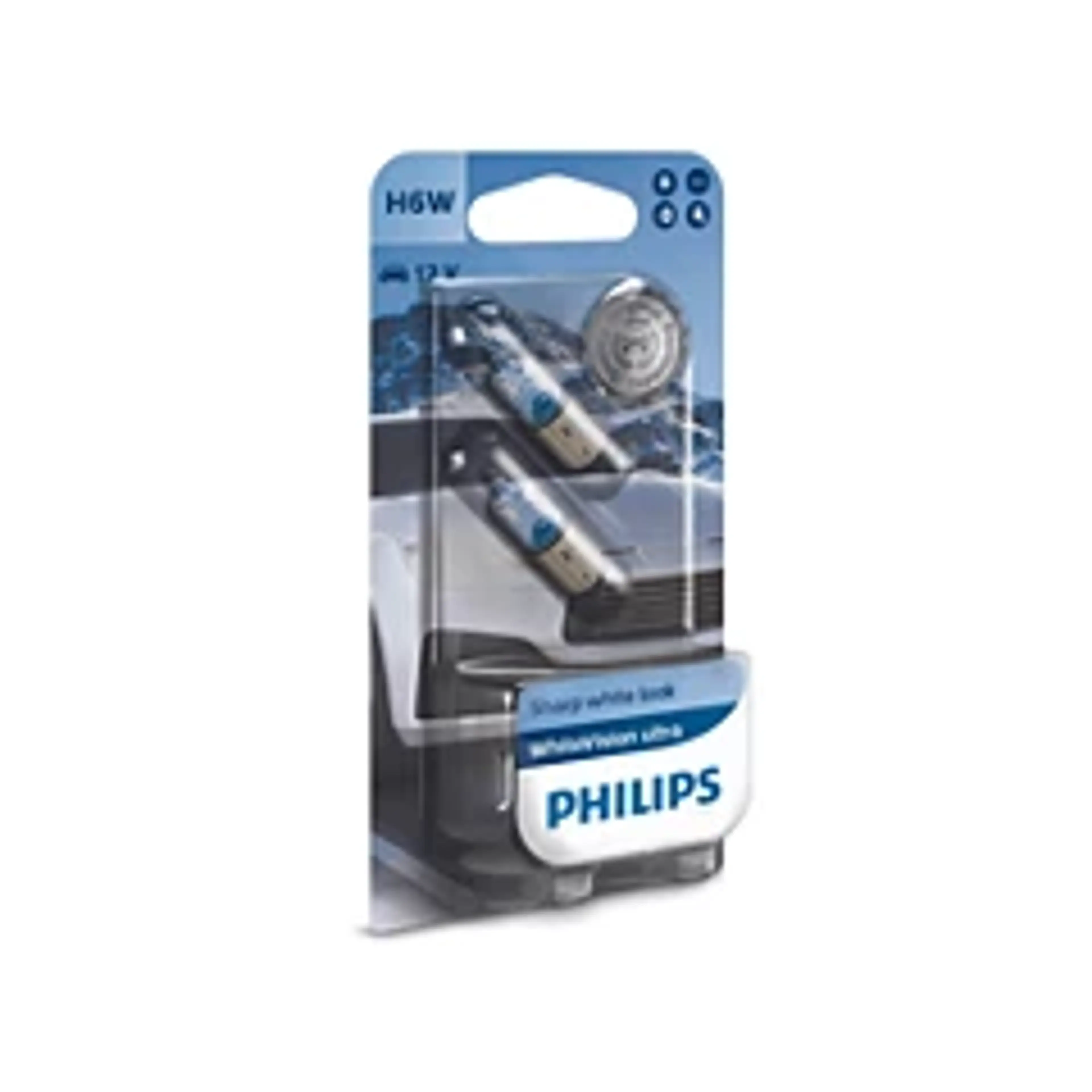 LAMPARA H6W WHITEVISION ULTRA 12V6W