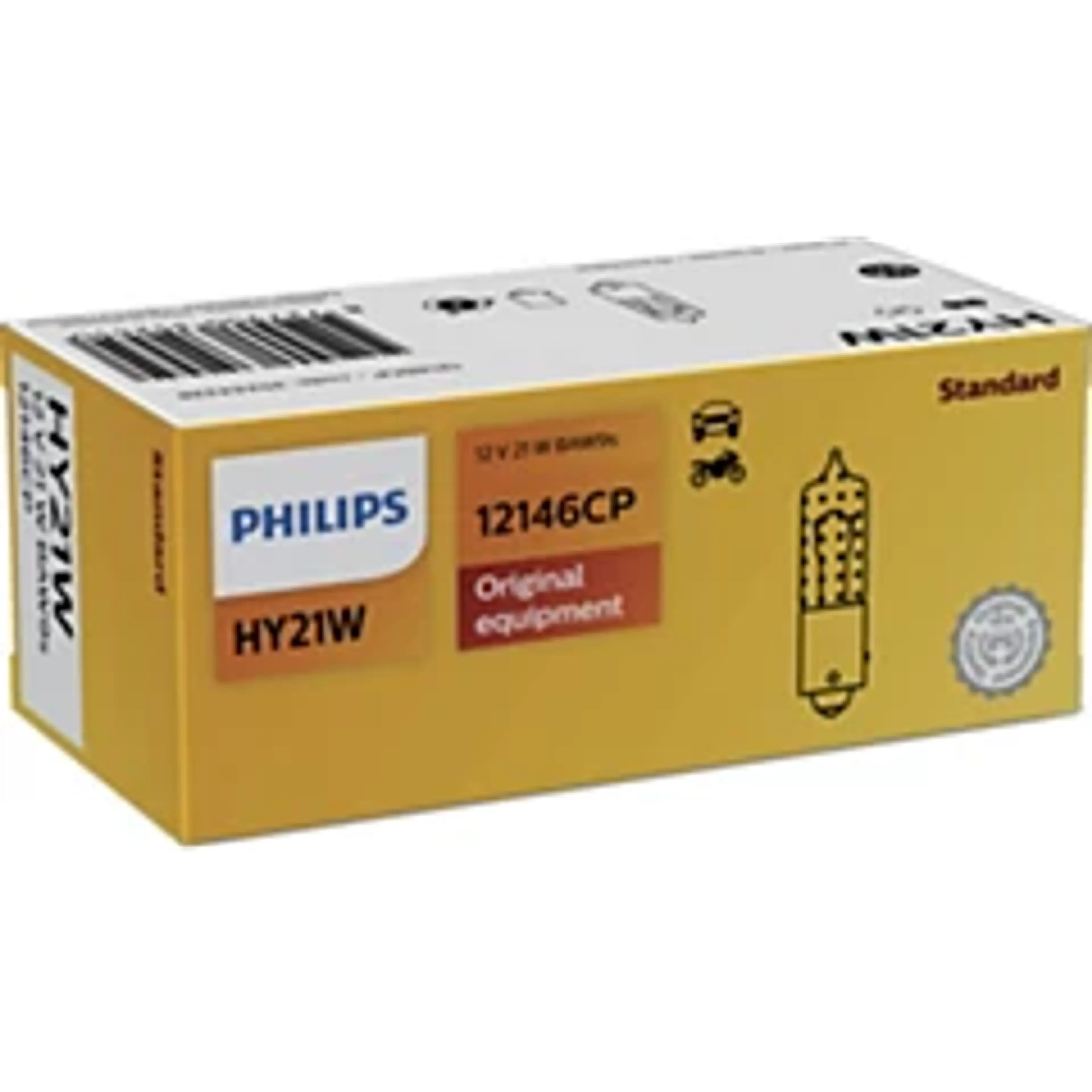 LAMPARA HY21W  12V21W BAW9S