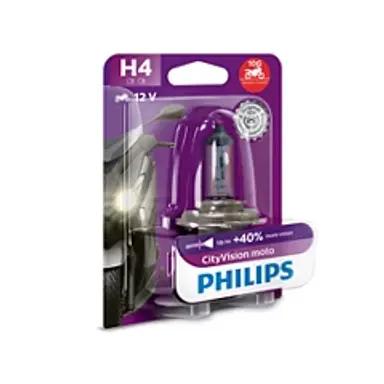 LAMPARA H4 CITYVISION MOTO  12V60/5