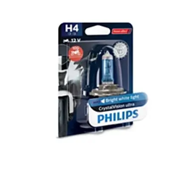 LAMPARA H4 CRYSTALVISION ULTRA MOTO