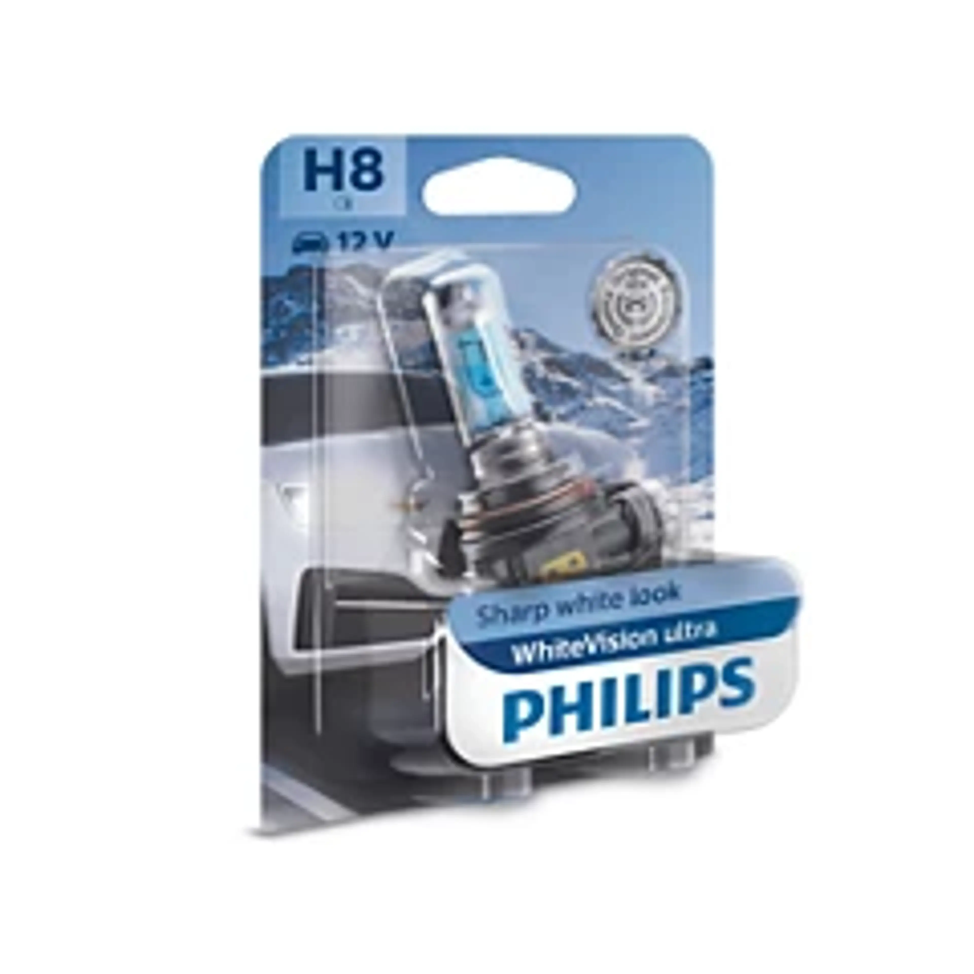 LAMPARA H8 WHITEVISION ULTRA 12V35W