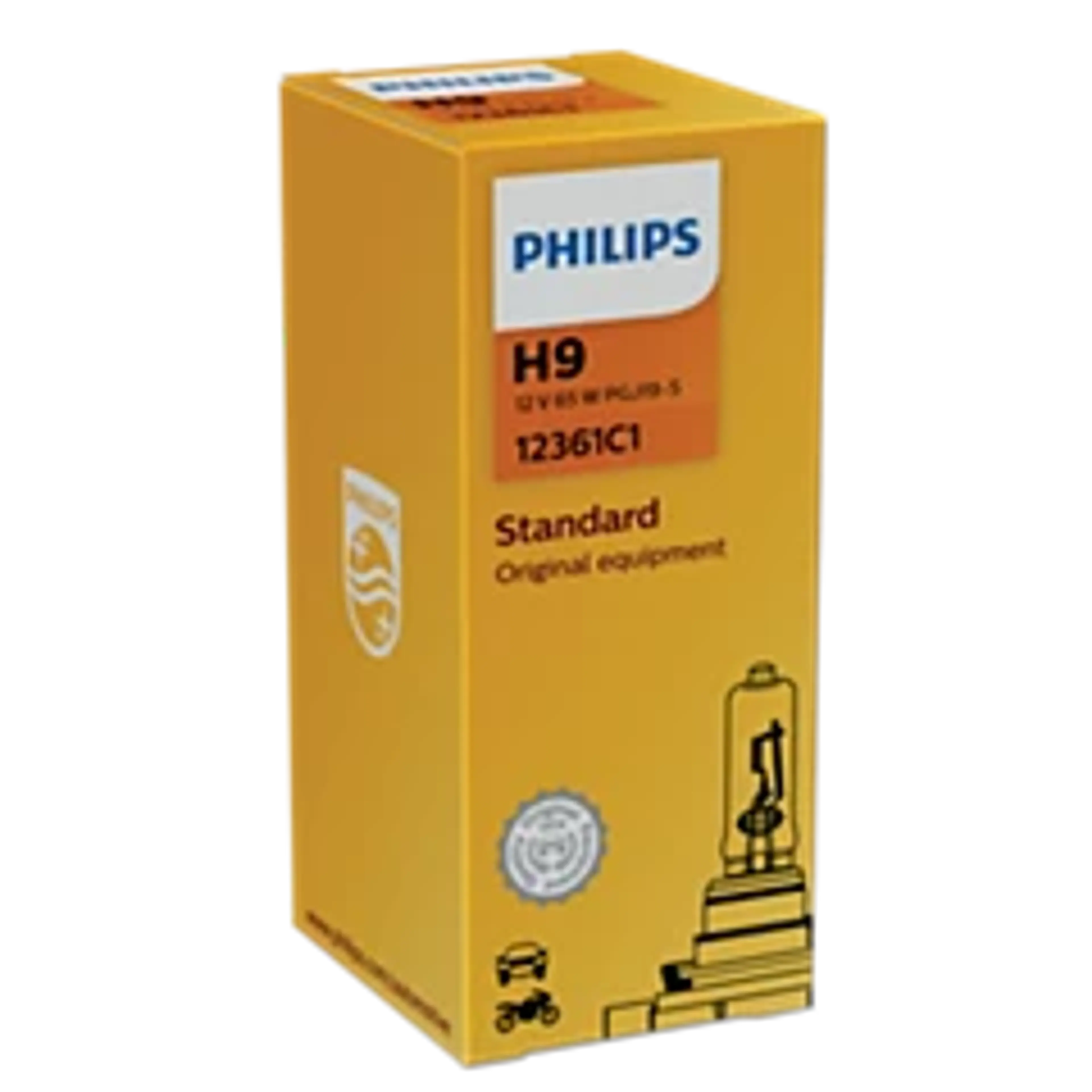 LAMPARA H9  12V65W PGJ19-5