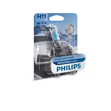 LAMPARA H11 WHITEVISION ULTRA 12V55