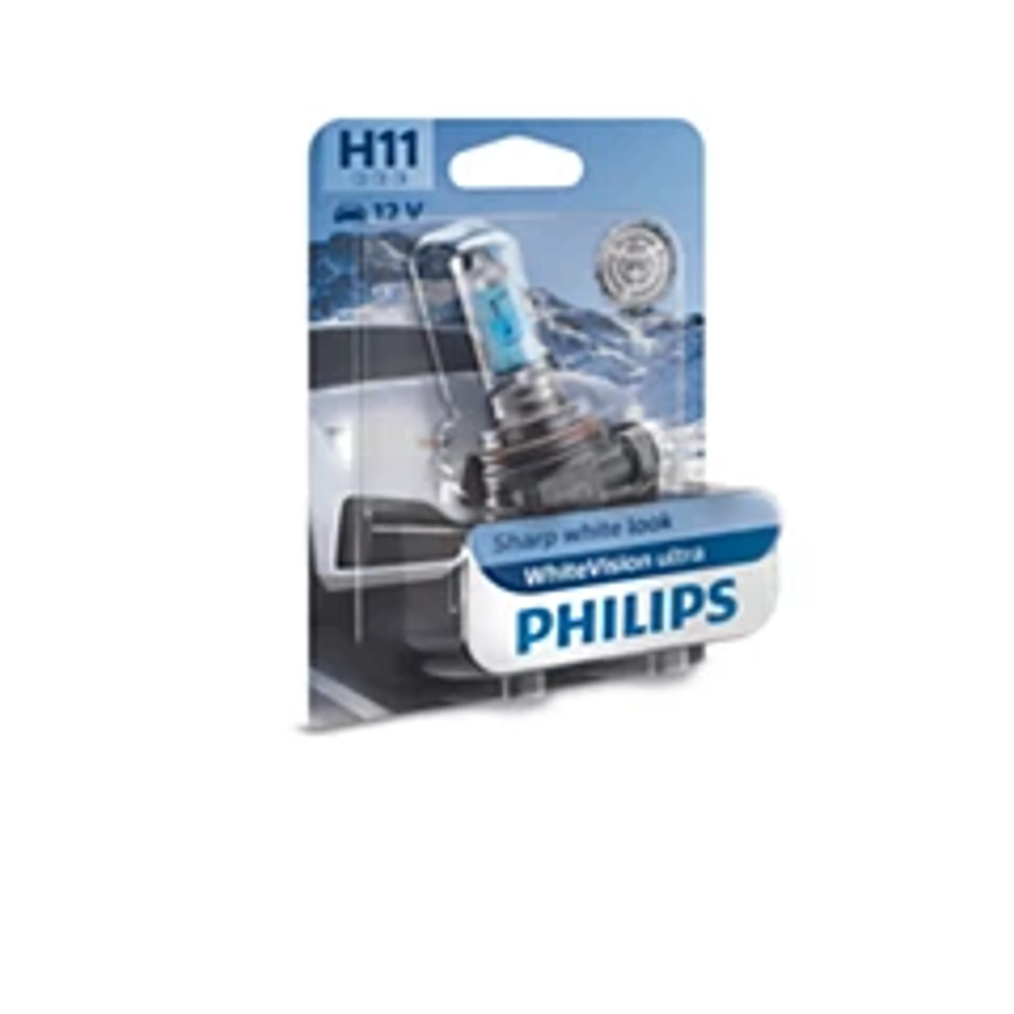 LAMPARA H11 WHITEVISION ULTRA 12V55