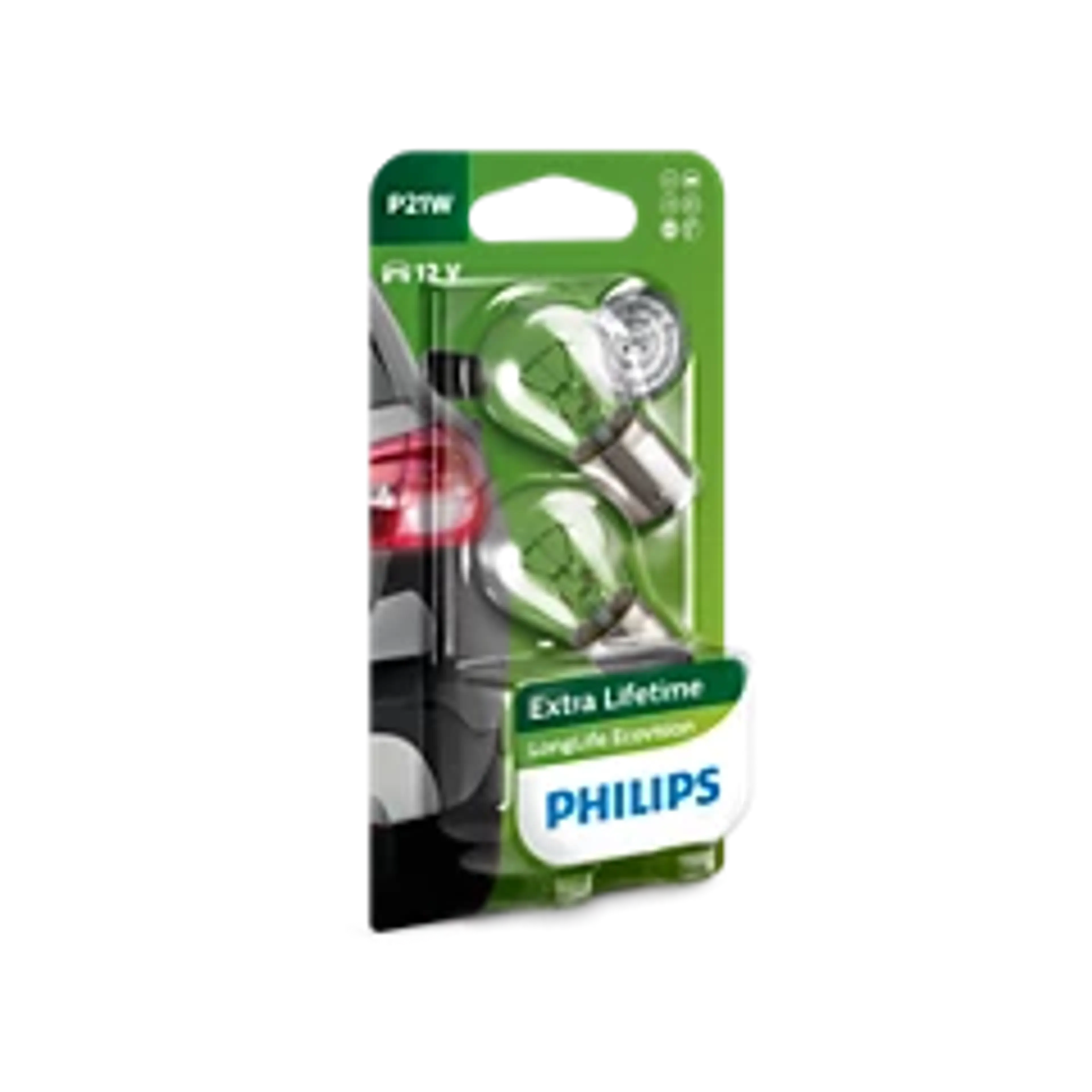 LAMPARA P21W LONGLIFE ECOVISION 12V