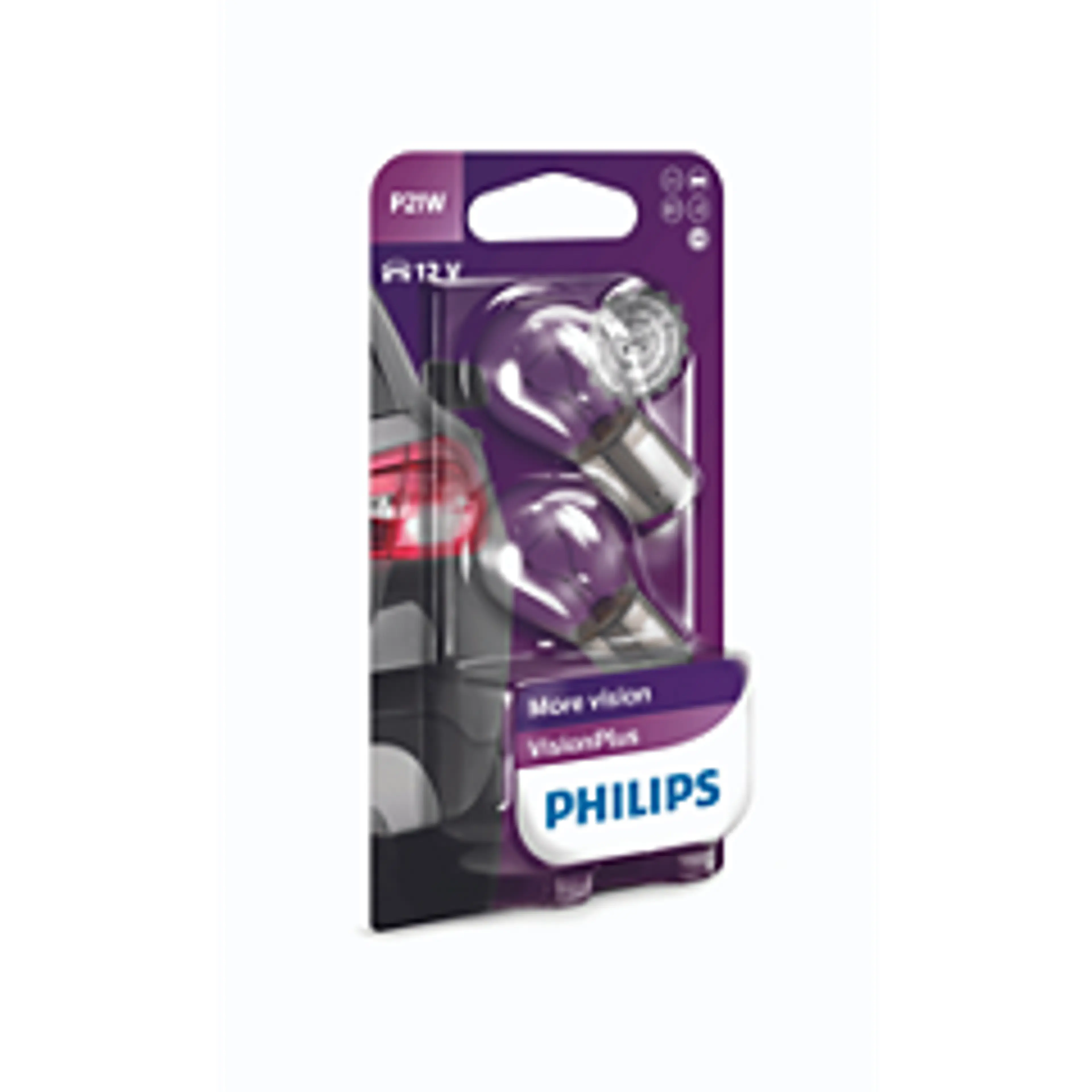 LAMPARA P21W VISIONPLUS 12V21W BA15