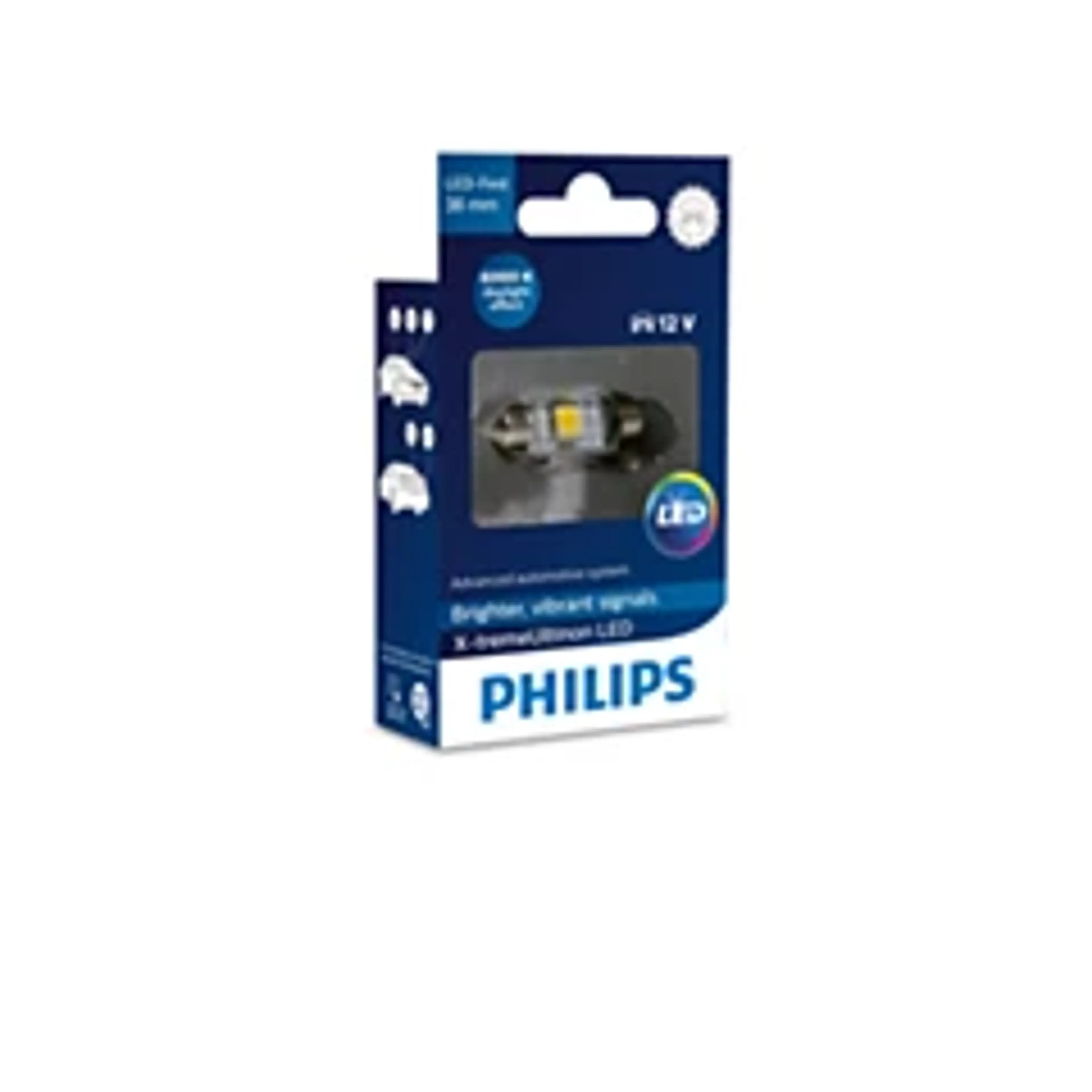 128596 LED 6000K 12V 1W 10.5X3