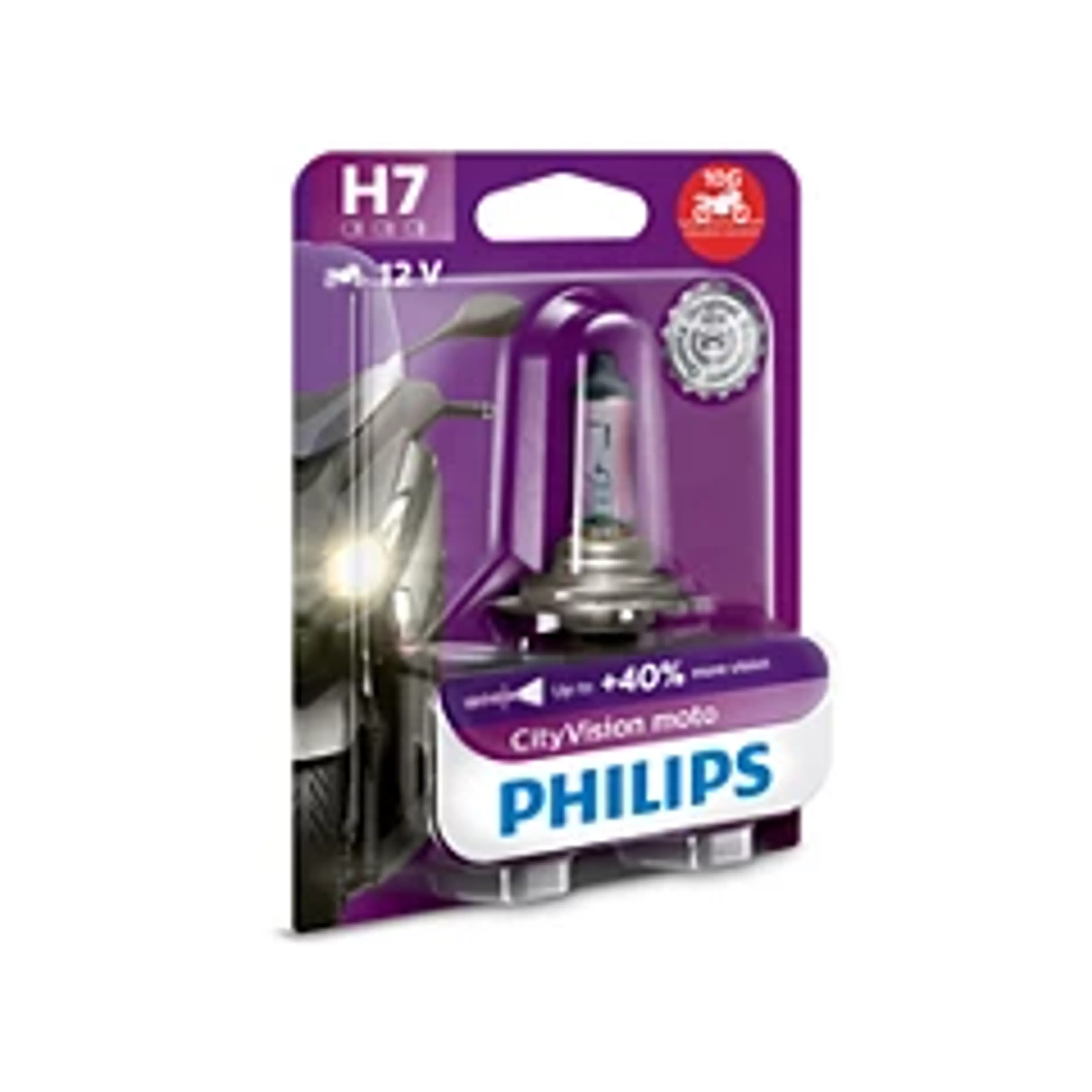 LAMPARA H7 CITYVISION MOTO  12V55W 