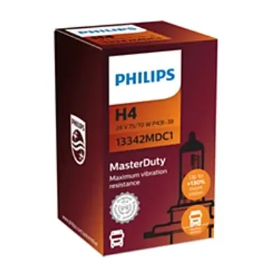 LAMPARA H4 MASTERDUTY  24V75/70W P4