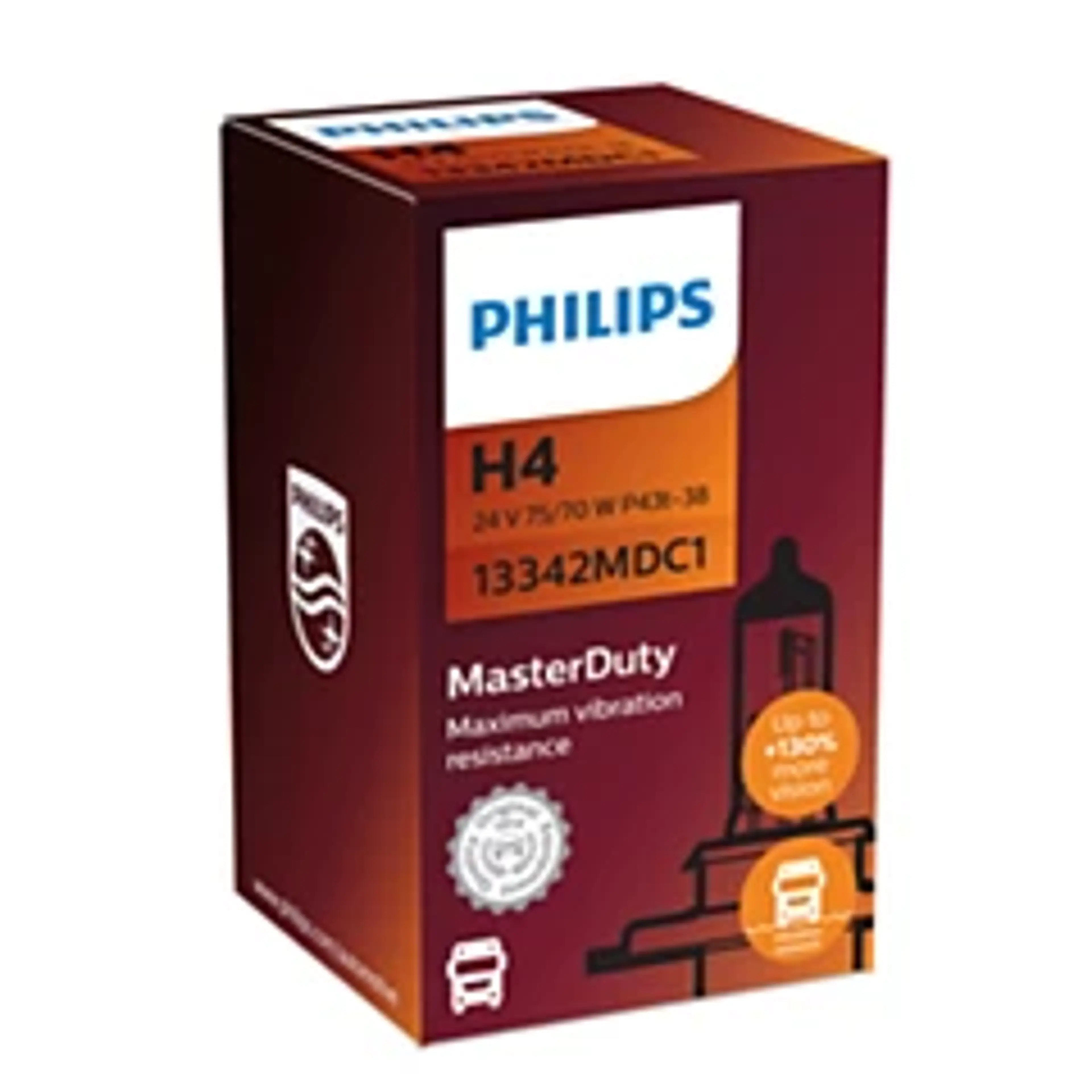 LAMPARA H4 MASTERDUTY  24V75/70W P4