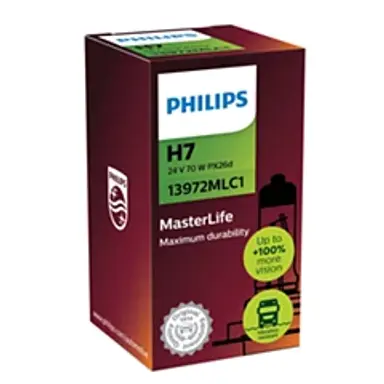 LAMPARA H7 MASTERLIFE  24V70W PX26D