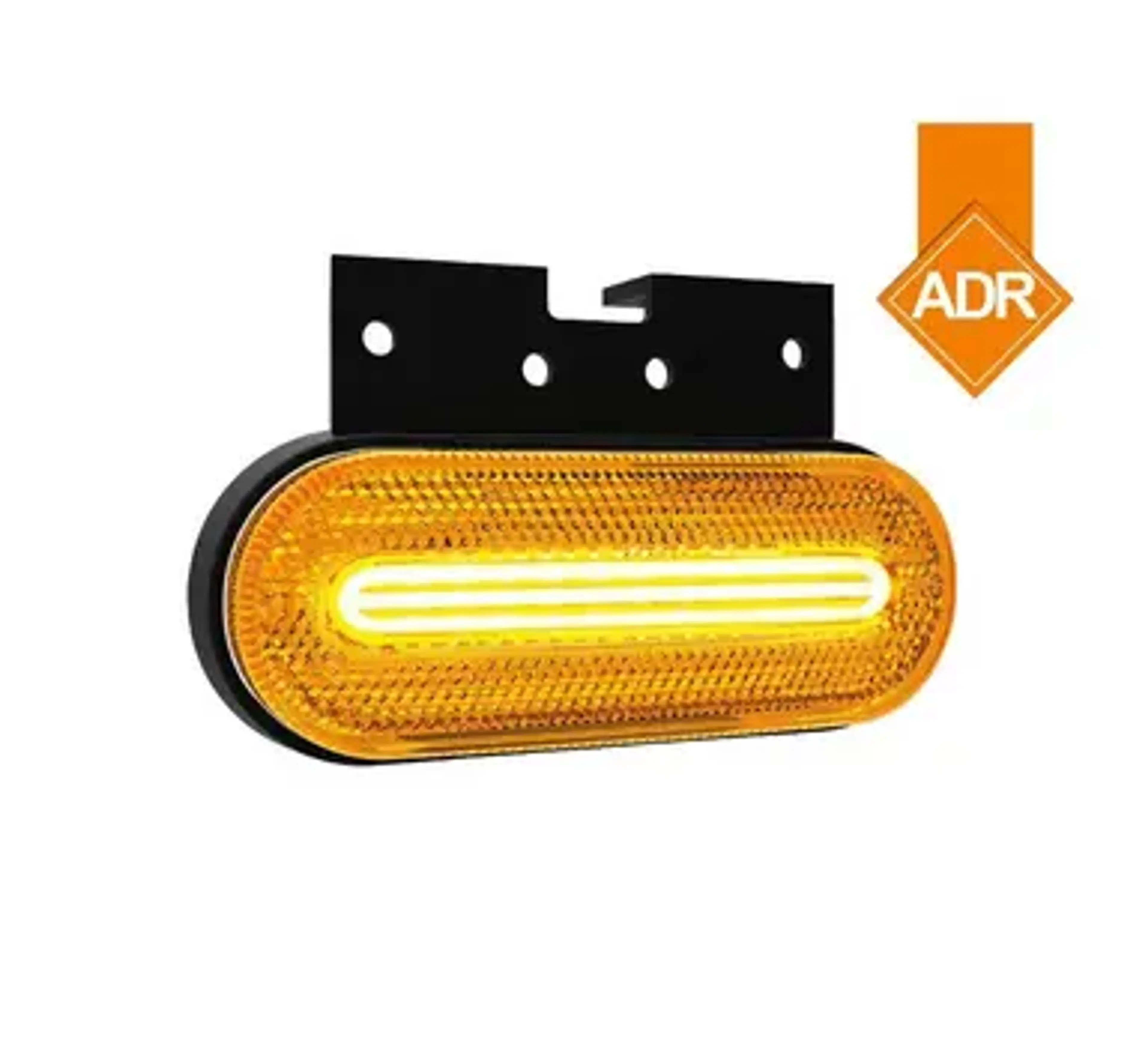 LÁMPARA LED 12-36V ÁMBAR  CON SOPOR