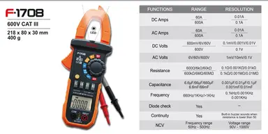PINZA AMPERIM. +MULT.600A 6000
