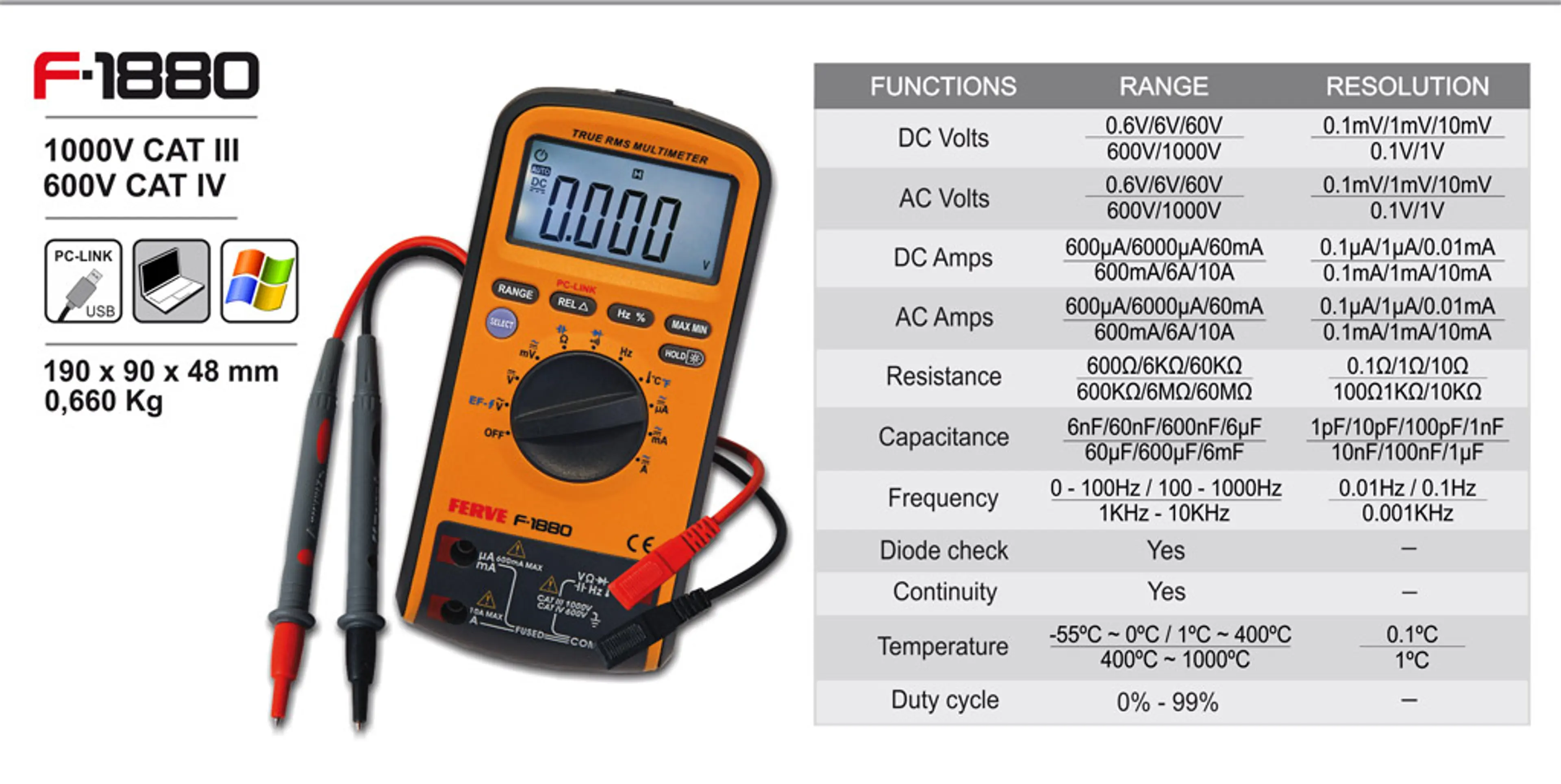 MULTIMETRO DIGITAL CON USB