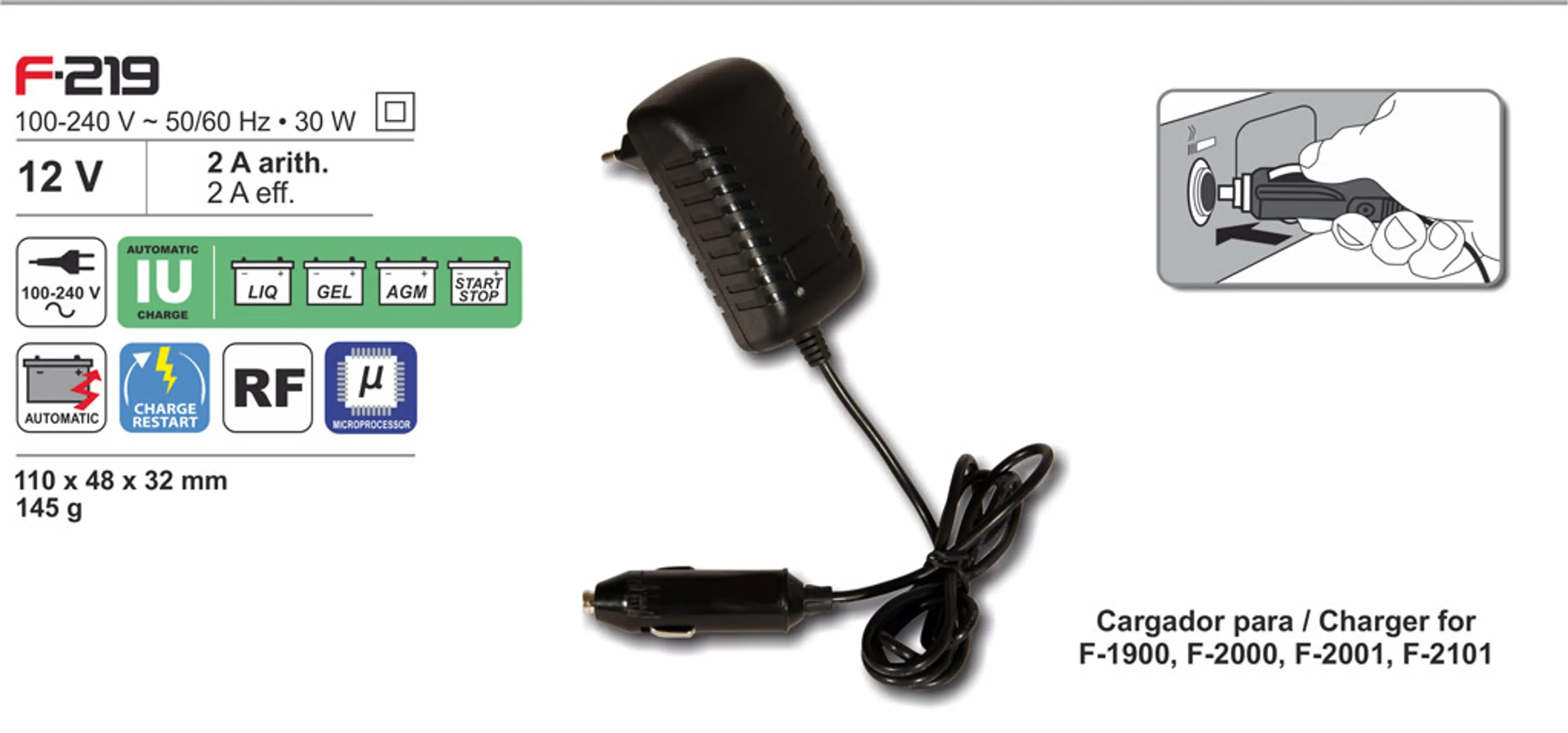 CARGADOR F-1900/2101