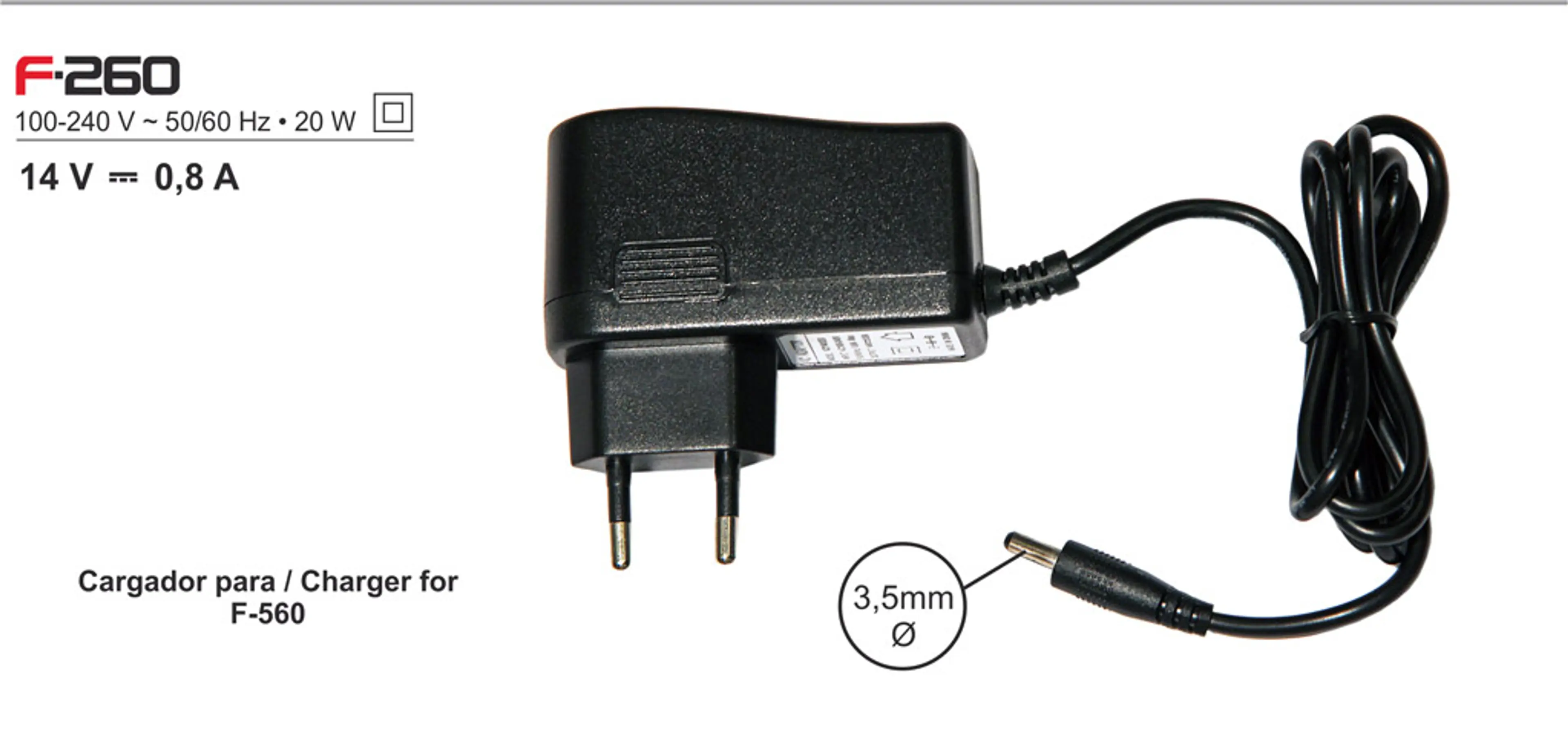 CARGADOR PARA F-560
