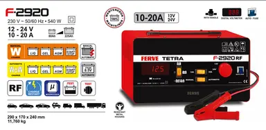 CARGADOR TETRA 12-24V 10-20A