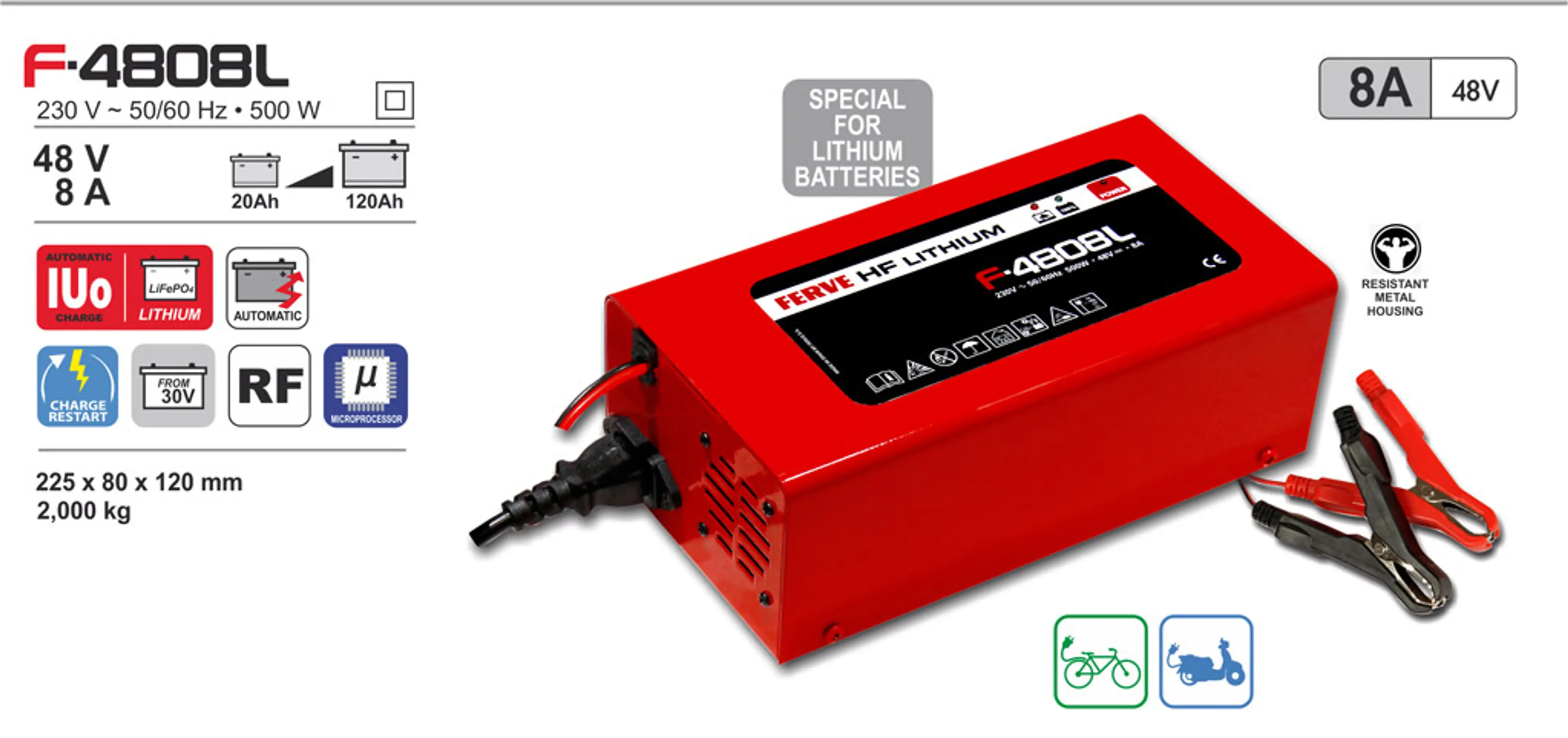 20 AH     -     120 AH