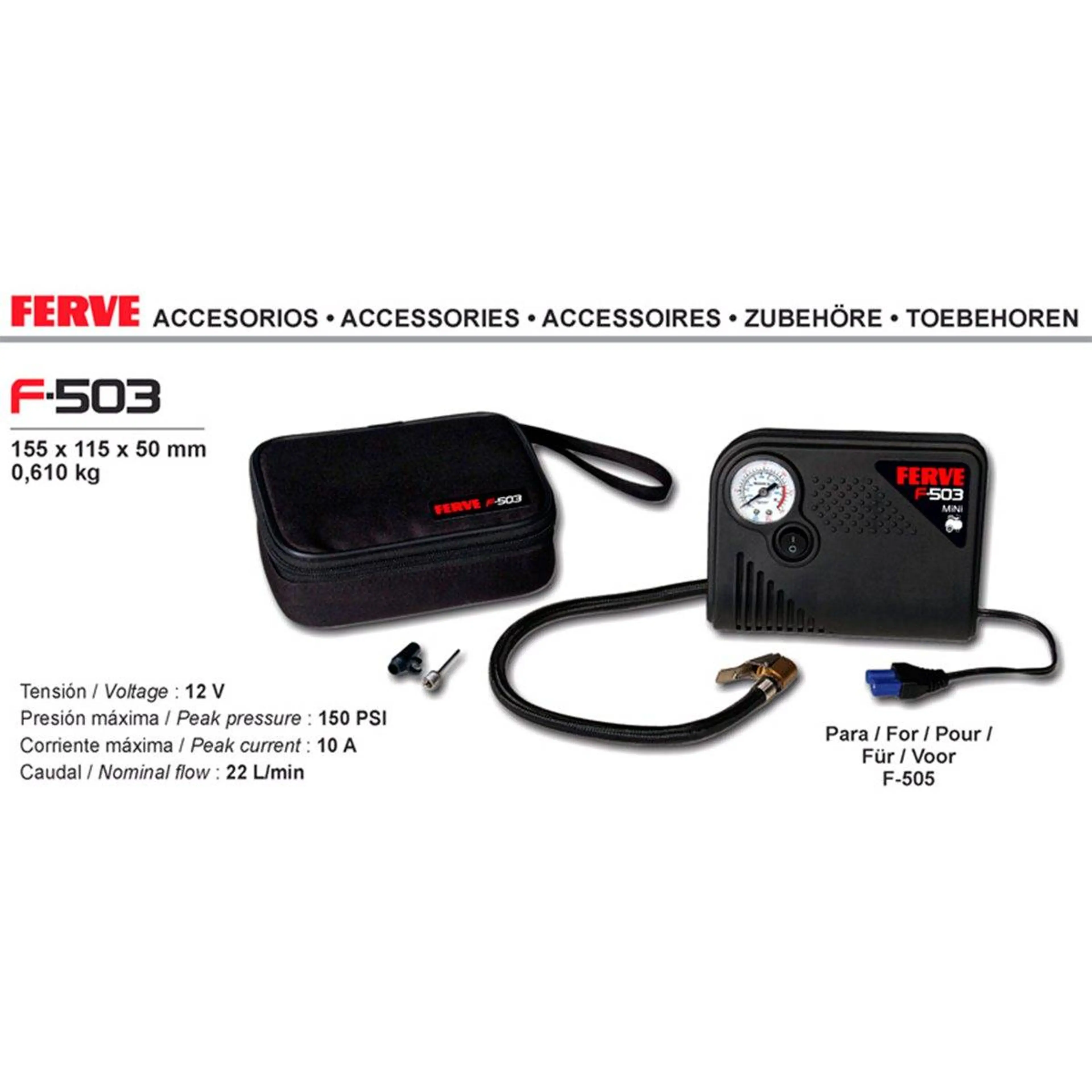 MINI COMPRESOR PARA F500-F505