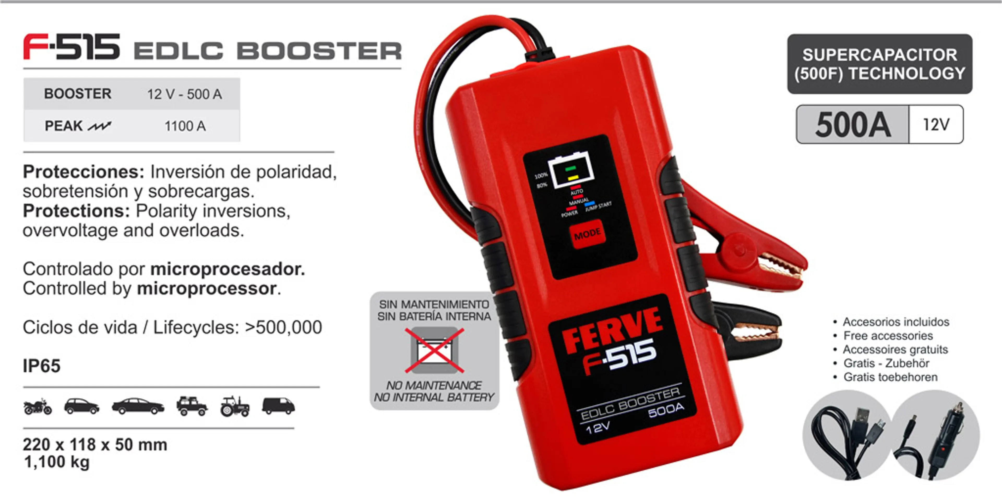 BOOSTER SUPERCONDENSADORES