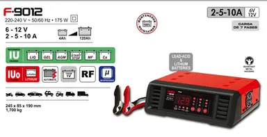 CARGADOR HF 6-12V 2/5/10A