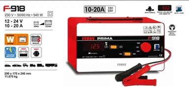 CARGADOR BATERIAS 6-12-24V