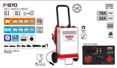 CARGADOR BATERIAS 105A 450BOS