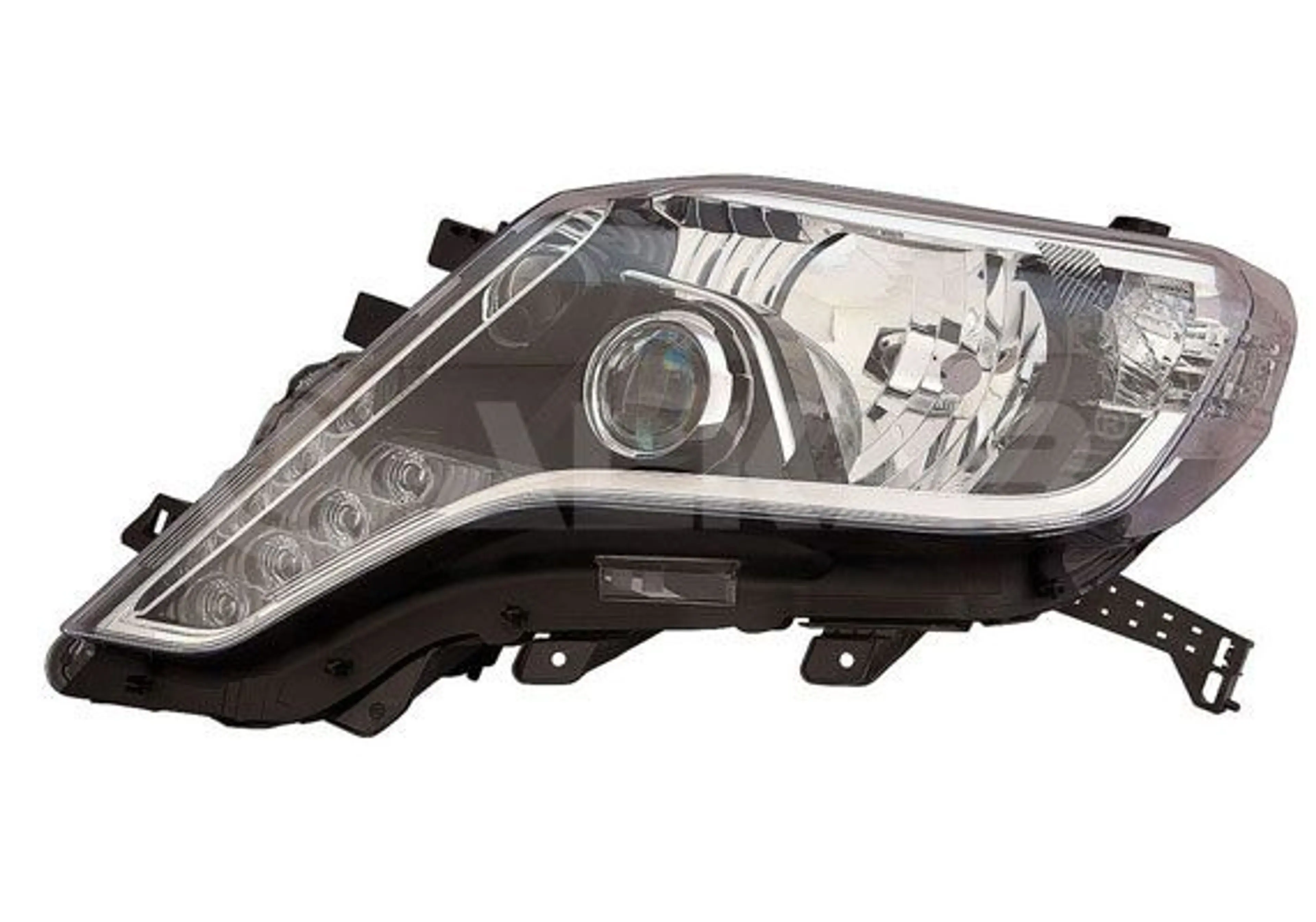 IZQUIERDO,FARO,ELÉCTRICO, NEGRO, LE